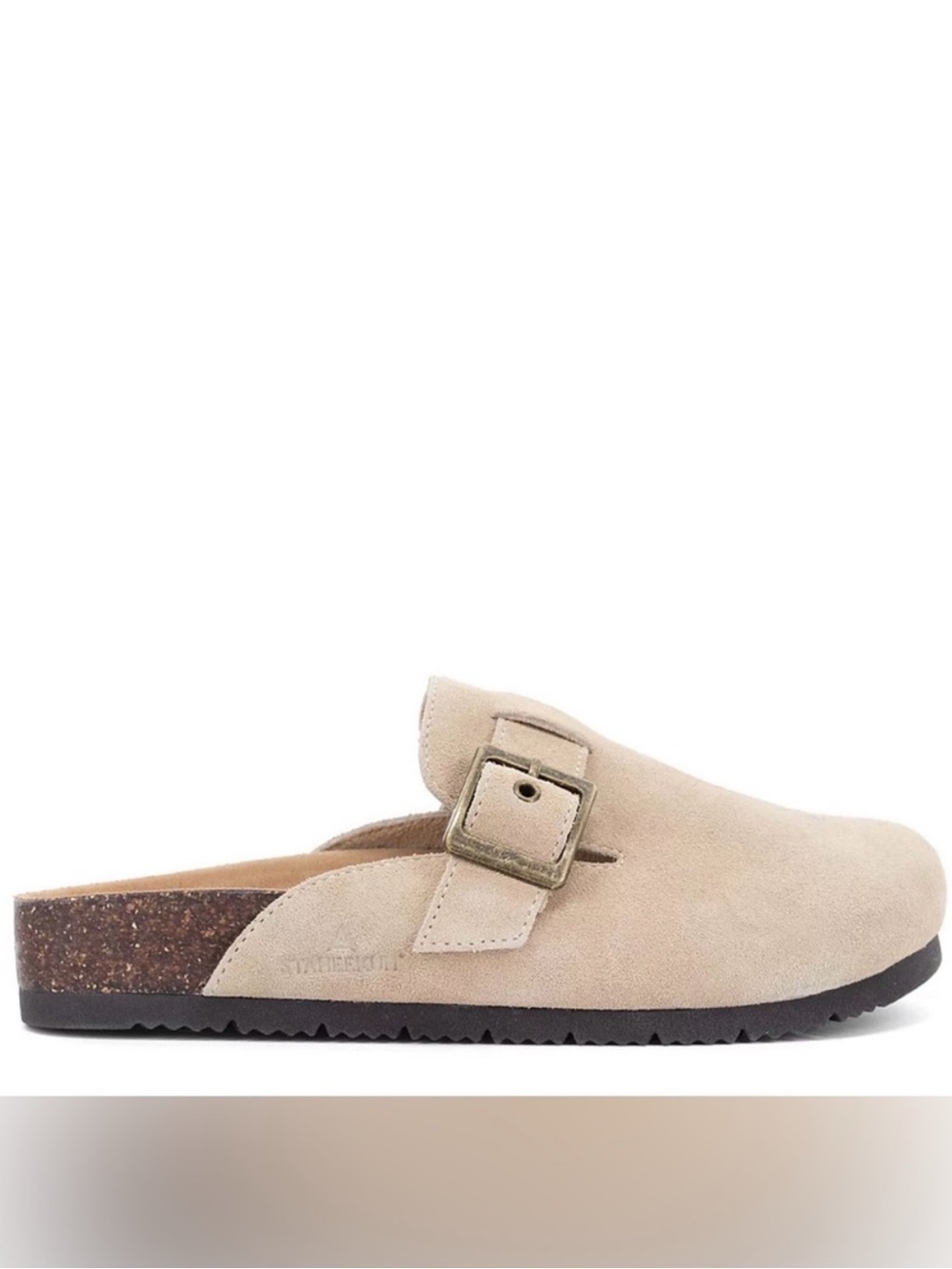 Staheekum Clogs Shoes Buckle Water Repellent Slip On Tan sz 9